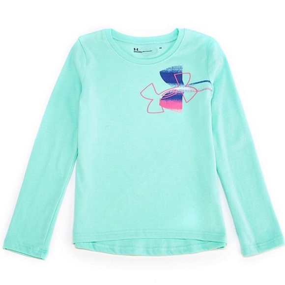 Little Girls Under Armour Long Sleeve Shirt - Picture 1 of 1
